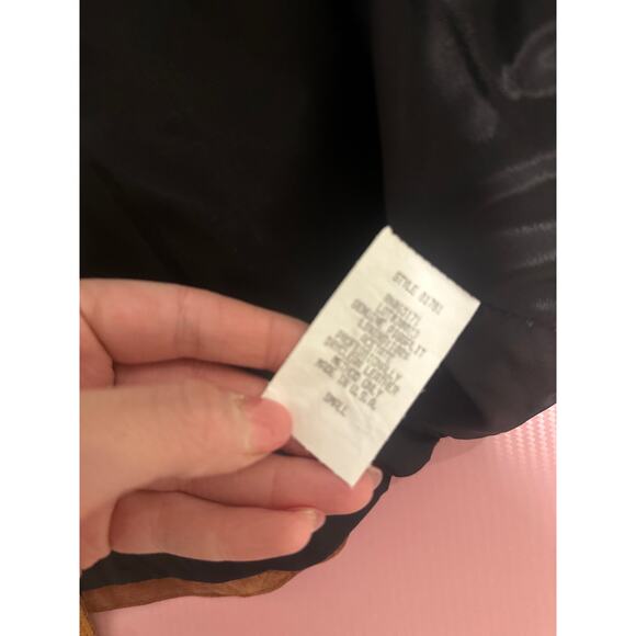 Frontier Collection Women's Small Brown Leather Genuine Pigsplit Fringe Jacket - Picture 10 of 10